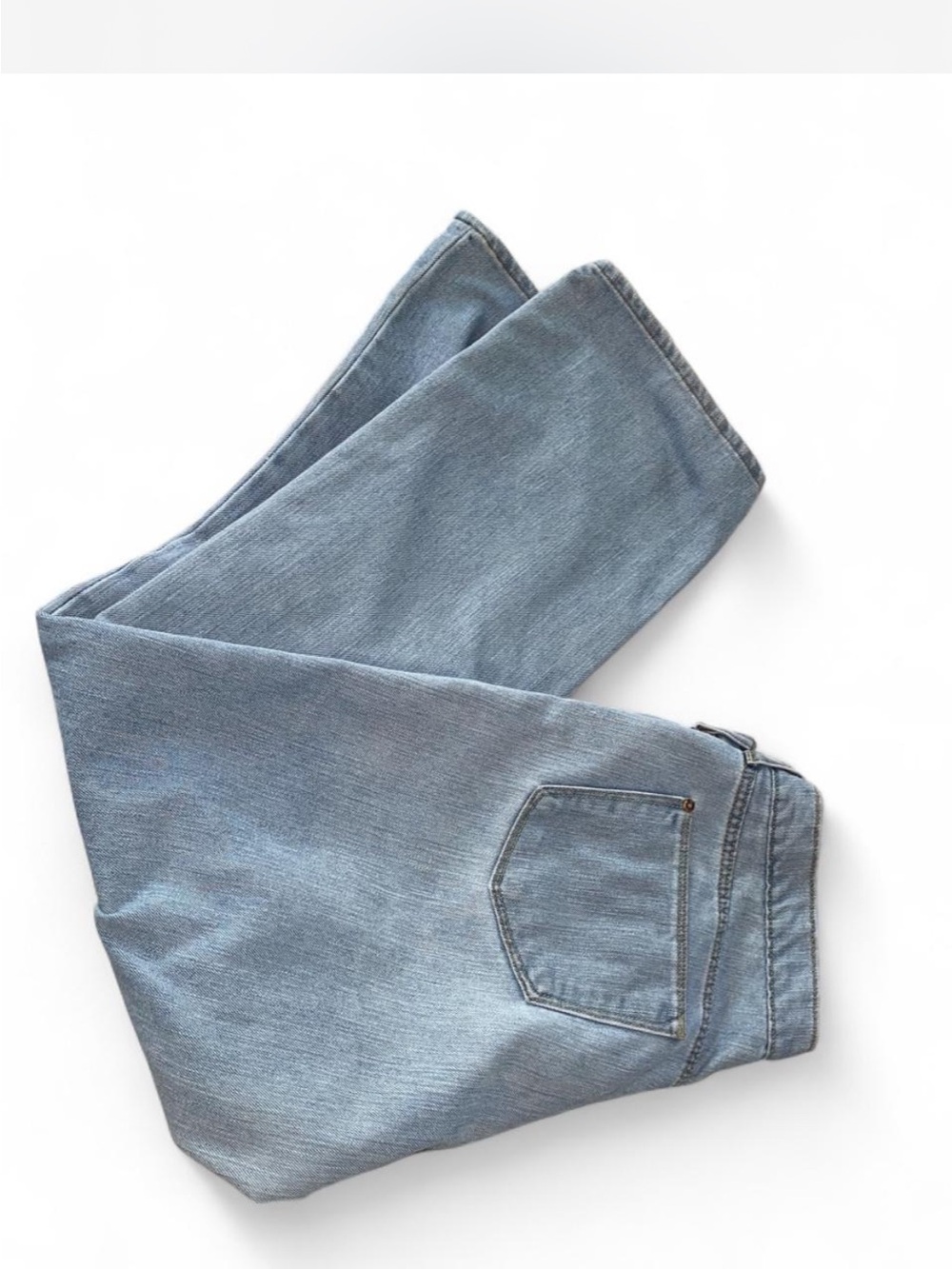 Old Navy Light Blue Denim Jeans with Gold Stitching - Picture 1 of 5
